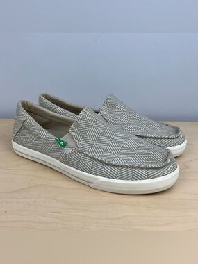 Sanuk | Shoes | Sanuk Single Fin Sidewalk Surfer Mens Beige  display picture 2